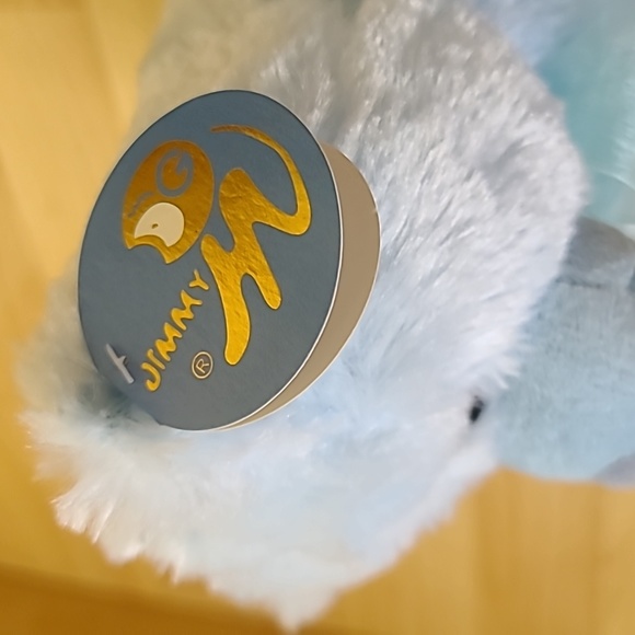 Jimmy Cute Blue Teddy Bear Stuffed Animal 10" - Picture 7 of 7